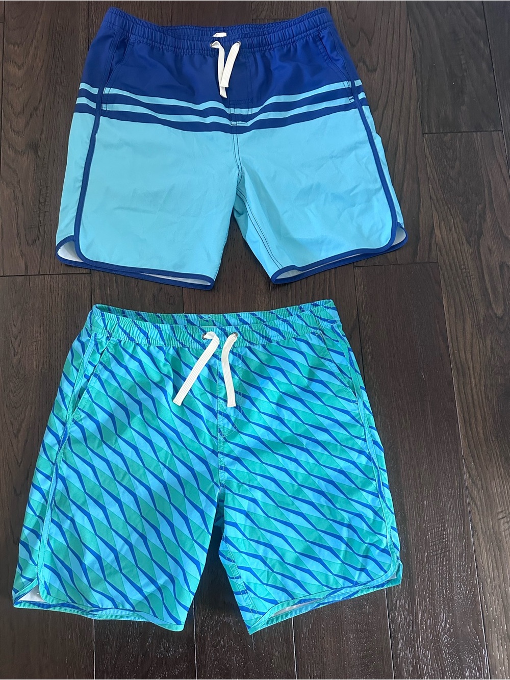 Fair Harbor Boys Blue & Aqua Swim Trunks - 2 Pack